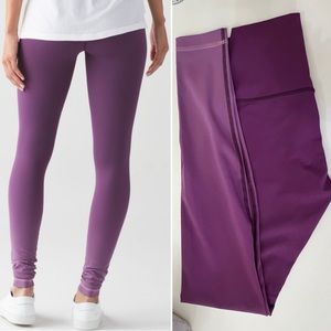 Lululemon align leggings purple ombre size 6